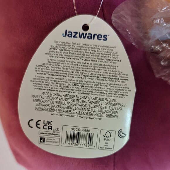 NWT 12" Dave Plum Bison Squishmallows Shiny Plush Stuffed Animal Easter Gift NEW - Picture 8 of 8